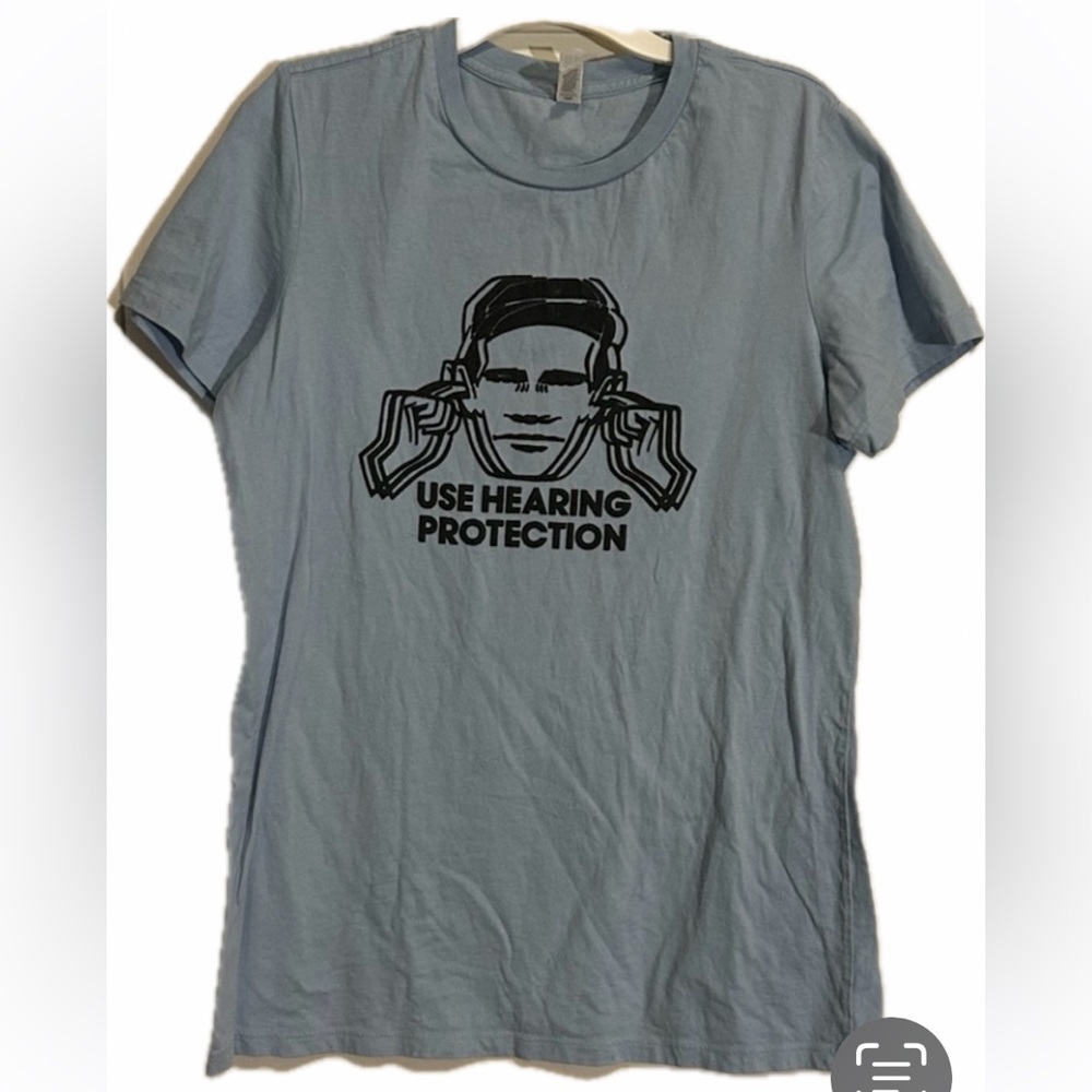 Factory Records T-shirt Music Joy Division New Order Use Hearing Protection